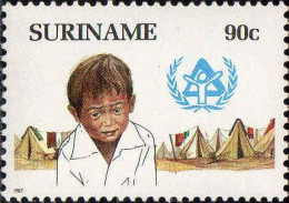Suriname Poste N** Yv:1085/1086 Année Internationale Du Logement - Surinam