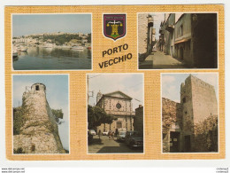 Corse Du Sud PORTO VECCHIO N°1585 En 5 Vues Et Blason Judo Club Renault 4L Citroën Ami 6 - Ile De Noirmoutier