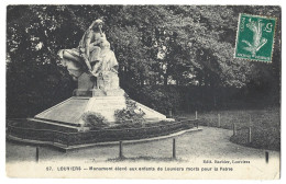 27 Louviers - Monument Eleve Aux Enfants De Louviers Morts Pour La Patrie - Louviers