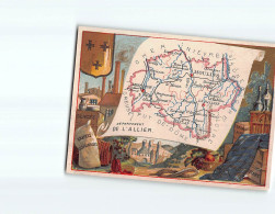 Carte De L'Allier - état - Andere & Zonder Classificatie