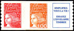 France Autoadhésif ** N°   16.b Au Modèle 3101.b - Marianne Du 14 Juillet De Luquet, Les Tvp + 1f00 Orange + Vignette - Ungebraucht