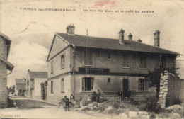 Cauroy Les Hermonville - La Rue Du Clou Et Le Café Du Centre - Sonstige & Ohne Zuordnung