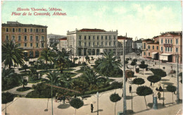 CPA Carte Postale Grèce Athènes Place De La Concorde  1919 VM80761ok - Grèce