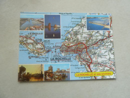 La Rochelle - Département Charente-Maritime - Multi-vues - 10 17 0151 - Editions D'Art - Yvon - - Landkarten