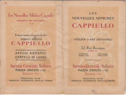 CAPPIELLO - Carnet Catalogo AFFICHES - Sei Pagine Formato Cartolina - Sonstige & Ohne Zuordnung