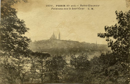 CPA PARIS (19e. Arrt) - Buttes Chaumont, Panorama Vers Le Sacré-Cœur (n° 1277) - Arrondissement: 19