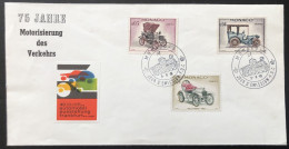 Monaco 1961 Fdc à L'Occasion Du 40ème Salon International De L'Automobile à Francfort - Covers & Documents