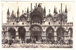 CARTOLINA VENEZIA CON ANNULLO TARGHETTA GENOVA MOSTRA COLOMBIANA - Venetië (Venice)