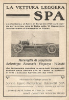 La Vettura Leggera SPA - Pubblicitï¿½ Del 1909 - Old Advertising - Pubblicitari