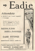 Biciclette EADIE FITTINGS - Pubblicitï¿½ Del 1909 - Old Advertising - Pubblicitari