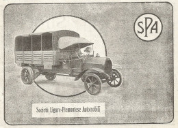 SPA Societï¿½ Ligure-Piemontese Automobili - Pubblicitï¿½ Del 1920 - Old Ad - Pubblicitari