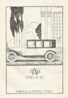 Automobile ITALA Modello 50 - Pubblicitï¿½ Del 1920 - Old Advertising - Pubblicitari