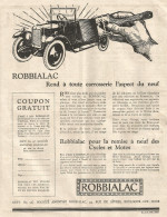 ROBBIALAC - Pubblicitï¿½ Del 1925 - Old Advertising - Pubblicitari