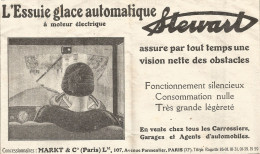 Tergicristalli Elettrici STEWART - Pubblicitï¿½ Del 1926 - Old Advertising - Pubblicitari