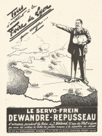 Servo-Freni DEWANDRE-REPUSSEAU - Pubblicitï¿½ Del 1926 - Old Advertising - Advertising