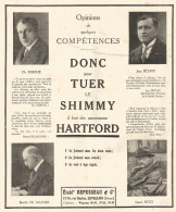 Ammortizzatori HARTFORD - Pubblicitï¿½ Del 1926 - Old Advertising - Pubblicitari