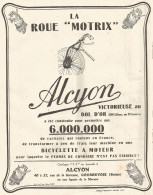 Bicicletta A Motore ALCYON - Vince Il Bol D'Or - Pubblicitï¿½ Del 1926 - Ad - Pubblicitari