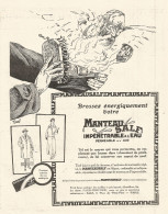 Impermeabili MANTEAUSALF - Paris - Pubblicitï¿½ Del 1925 - Old Advertising - Pubblicitari