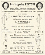 Impermeabili PESTOUR - Pubblicitï¿½ Del 1925 - Old Advertising - Pubblicitari