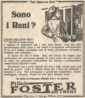 Pillole FOSTER Per I Reni - Vignetta - Pubblicitï¿½ Del 1932 - Old Advert - Publicités