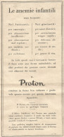 PROTON - Pubblicitï¿½ Del 1932 - Old Advertising - Advertising