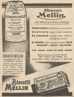 Biscotti MELLIN - Pubblicitï¿½ Del 1932 - Old Advertising - Publicités