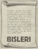 Ferro-China BISLERI - Pubblicitï¿½ Del 1932 - Old Advertising - Publicités