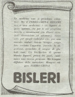 Ferro-China BISLERI - Pubblicitï¿½ Del 1932 - Old Advertising - Publicités