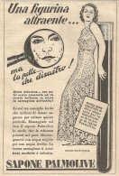 Sapone PALMOLIVE - Una Figurina Attraente.. - Pubblicitï¿½ Del 1932 - Advert - Publicités