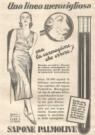 Sapone PALMOLIVE - Una Linea Meravigliosa.. - Pubblicitï¿½ Del 1932 - Advert - Publicités