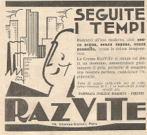 RAZVITE - Seguite I Tempi... - Pubblicitï¿½ Del 1932 - Vintage Advertising - Publicités