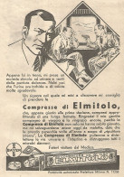 Compresse Di ELMITOLO - Illustrazione - Pubblicitï¿½ Del 1932 - Vintage Ad - Advertising