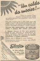 Alimenti GLAXO - Un Caldo Da Morire... - Pubblicitï¿½ Del 1932 - Vintage Ad - Advertising