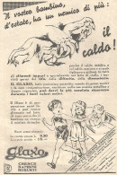 Alimenti GLAXO - Il Vostro Bambino... - Pubblicitï¿½ Del 1932 - Vintage Ad - Publicités
