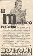 Pasta Buitoni - Il Medico Conferma... - Pubblicitï¿½ Del 1932 - Vintage Ad - Publicités