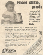 GLAXO - Mario Isacchi Di Milano - Pubblicitï¿½ Del 1932 - Vintage Advert - Advertising