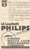 Lampade PHILIPS - Pubblicitï¿½ Del 1932 - Vintage Advertising - Advertising