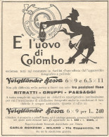 VOIGTLANDER - E' L'uovo Di Colombo - Pubblicitï¿½ Del 1932 - Vintage Advert - Advertising