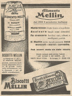 Biscotti Di Alimento MELLIN - Pubblicitï¿½ Del 1933 - Vintage Advertising - Advertising