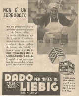 LIEBIG - Non ï¿½ Un Surrogato... - Pubblicitï¿½ Del 1933 - Vintage Advertising - Advertising