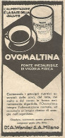 OVOMALTINA Fonte Ineusaribile Di... - Pubblicitï¿½ Del 1933 - Vintage Advert - Publicités