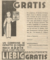 LIEBIG - Gratis Un Campione Di... - Pubblicitï¿½ Del 1933 - Vintage Advert - Publicités