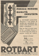 Lamette ROTBART Luxuosa - Prezzo Minore... - Pubblicitï¿½ Del 1933 - Advert - Publicités