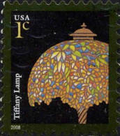 USA Poste Obl Yv:4019 Mi:4199II Tiffany Lamp (Obli. Ordinaire) - Gebraucht