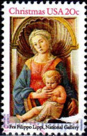 USA Poste Obl Yv:1554 Mi:1716 Christmas Fra Filippo Lippi (Obl.mécanique) - Oblitérés