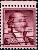 USA Poste Obl Yv: 639 Mi:668A John Jay Bord De Feuille (Belle Obl.mécanique) - Gebraucht