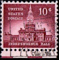 USA Poste Obl Yv: 615 Mi:665A Philadelphie Independance Hall Bord De Feuille (Belle Obl.mécanique) - Used Stamps