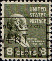USA Poste Obl Yv: 378 Mi:420A Martin Van Buren Eighth President Of The U.S.A. (Belle Obl.mécanique) - Usati
