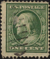 USA Poste Obl Yv: 167 Mi:162Ax Benjamin Franklin (Belle Obl.mécanique) - Used Stamps