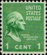 USA Poste N* Yv: 369 Mi:411A George Washinton First President Of The U.S.A. (sans Gomme) - Ungebraucht